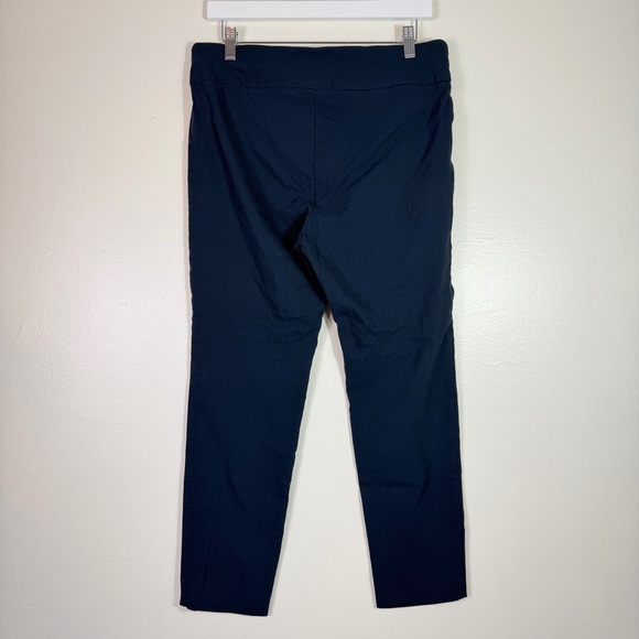 Van Heusen Navy Blue Stretchy Straight Leg Pants - Picture 4 of 5